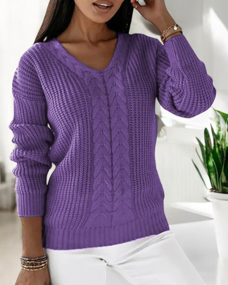 Mila - Pull en Tricot Décontracté pour Femme